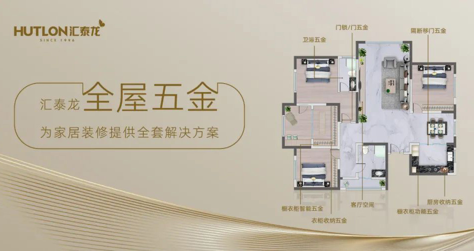 匯泰龍全屋五金一站式解決方案，共筑美好生活！